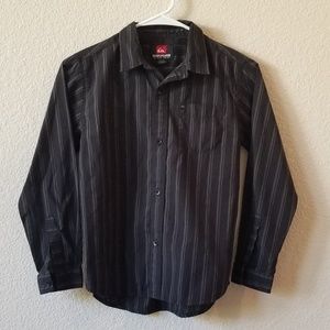 Quik Silver Boys Long Sleeved Button Down size 7x